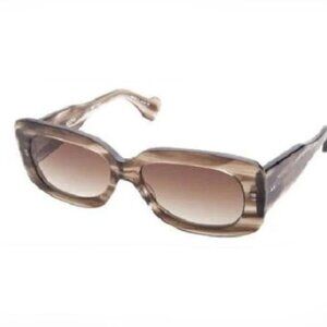 DITA ROUEN 2207C Light Brown Swirl w/ Dark Brown Gradient Lens Sunglasses
